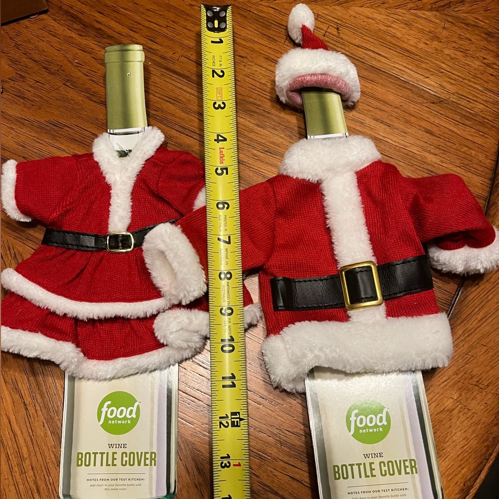Santa & Ms Claus Wine Outfits